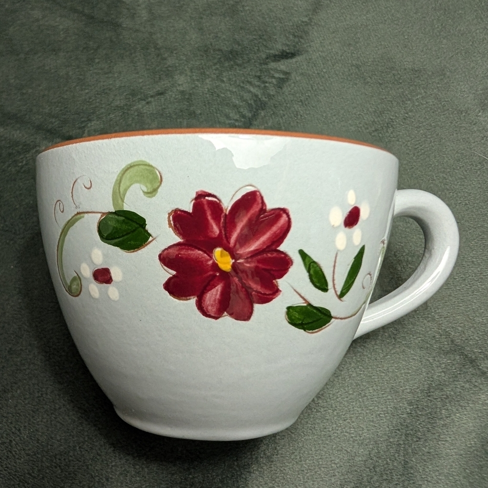 Stangl Pottery Mug 1959  Garland Round Cup Hand Painted